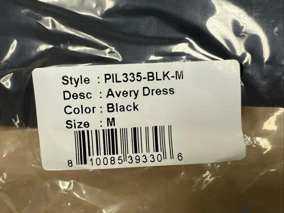 New Gigi C Avery Laser Cutout Tennis Dress M Black